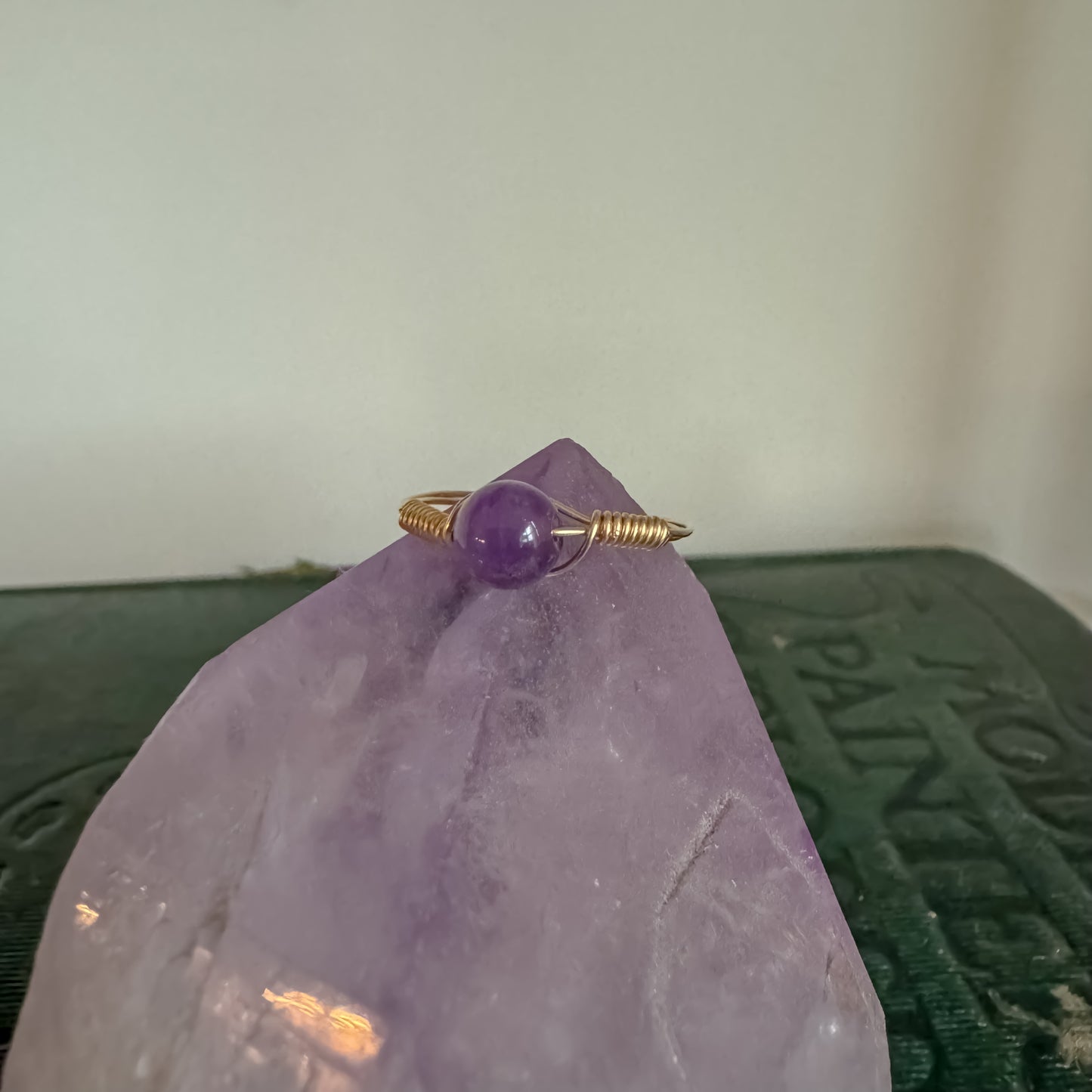 Amethyst Wire Wrapped Ring