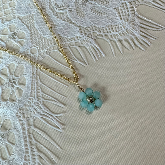 Amazonite Flower Child Necklace